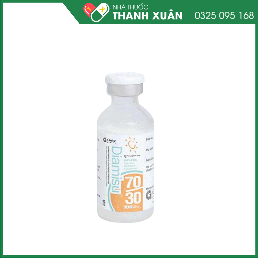 Thuốc tiêm Diamisu 70/30 Injection điều trị đái tháo đường